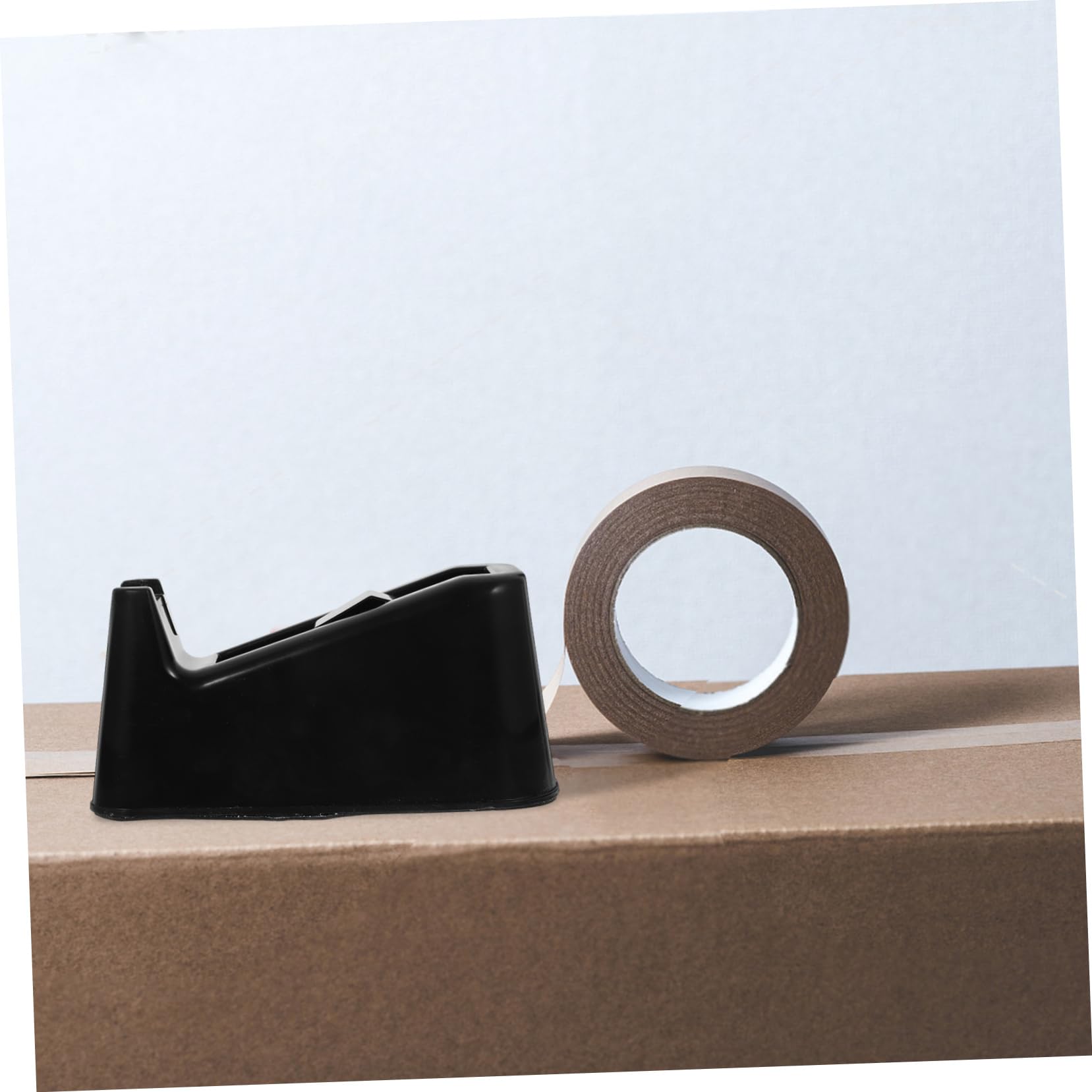Uonlytech 2 Pezzi Dispenser per Nastro Adesivo con Base Antiscivolo Cutter per Nastro Ufficio Erogatore e Leggero per Scuole Uffici e Casa Taglio Facile e Design