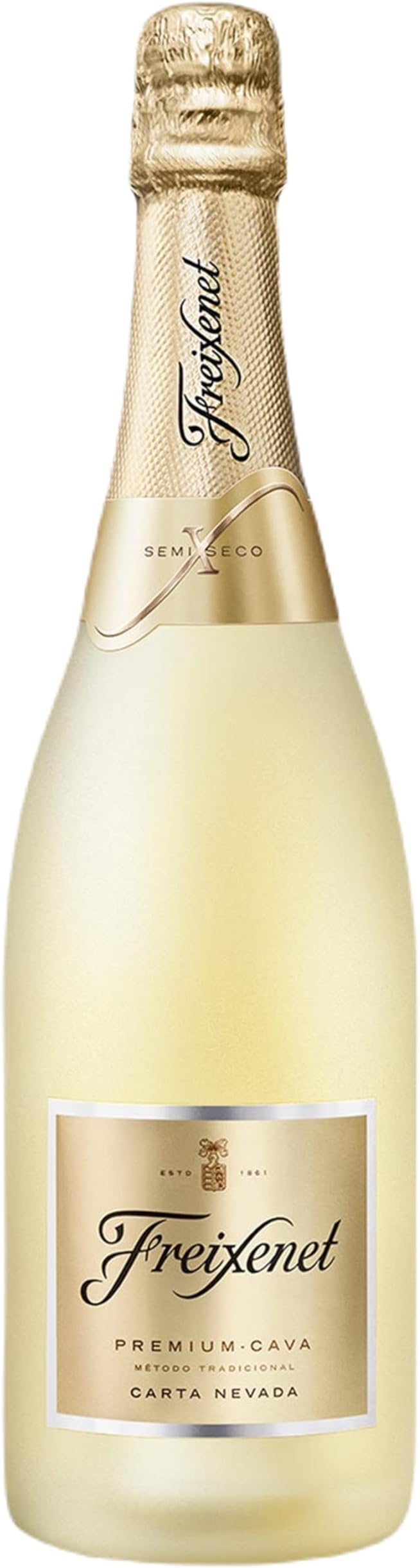 Freixenet Carta Nevada Cava Semiseco, 750ml (Paquete de 6)