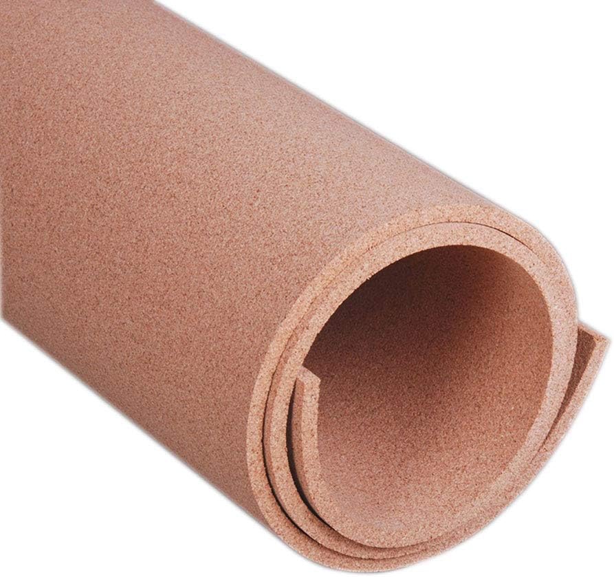 Cork Roll 4' x 4' x 1/2" - Manton Cork Premium Facing Grade Material - 100% Natural
