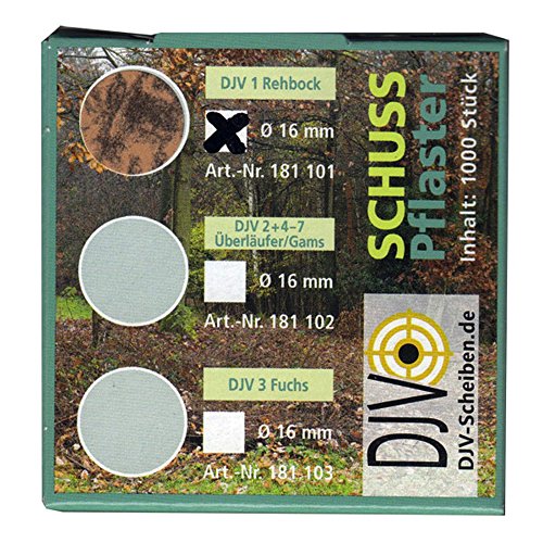 Preisvergleich Produktbild Akah DJV Schusspflaster Braun 19 mm 1000 Stk.