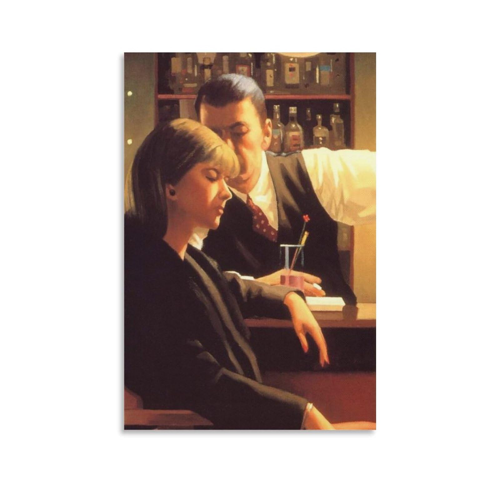Between Darkness And Dawn by jack_vettriano Wall Art Prints Poster Artworks Canvas Poster Wall Art Prints Home Modern Decor 08x12inch(20x30cm) — image 1
