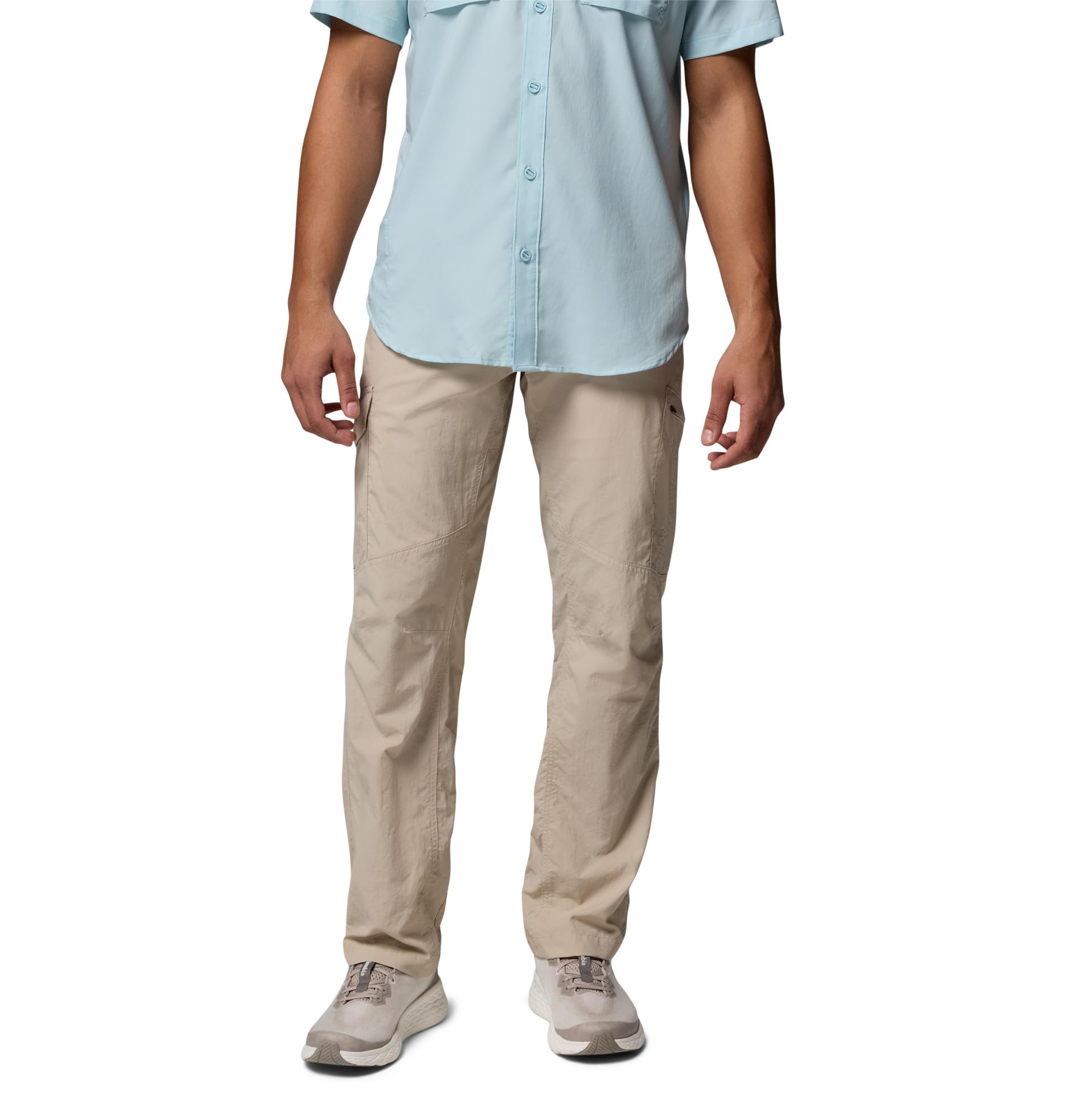 Columbia Mens Silver Ridge Cargo Hiking Pant, Grill, 44 x 36