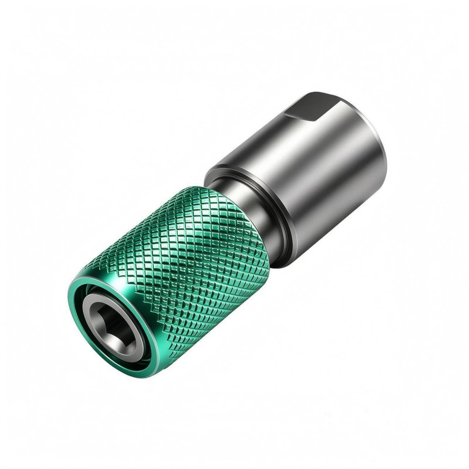 Hex Socket Adapter Knurled Grip Self-Locking Drill Adapter Rapid-Engage Drill Chuck Converter 1-2-image-7