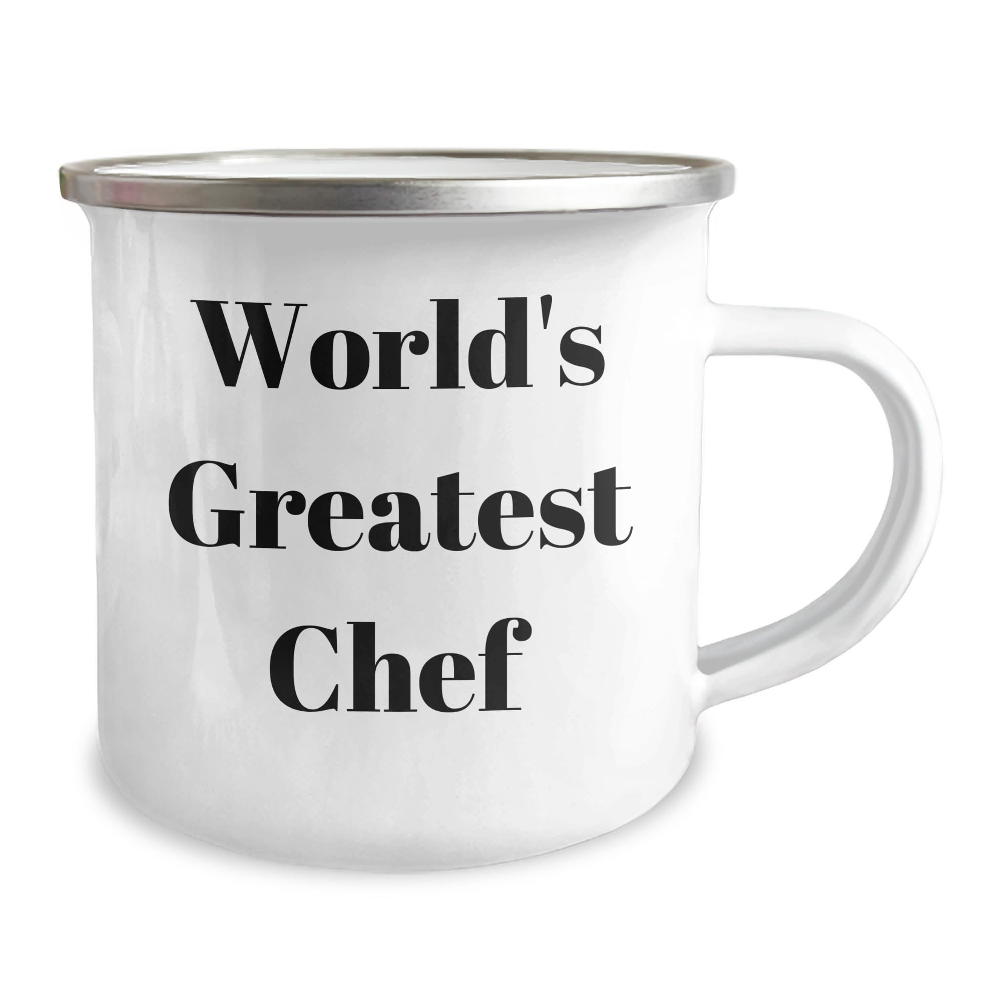World's Greatest Chef Gift for Him, Valentine's Unique Chef Camping Mug, Funny Quote, Chef's Favorite Mug, World's Greatest Chef, Chef Gifts (155 characters)