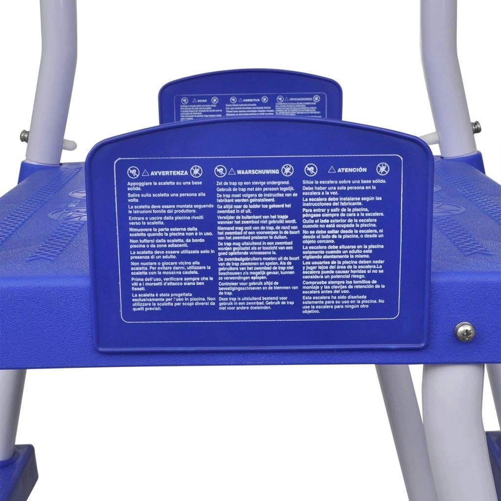 Bestway - Escalera de seguridad para piscina con estructura de acero, 58332