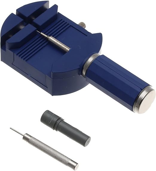 Gaetooely Set Spernatrice Spingiperni Togli Anse per Cinturino Orologi  Riparazione Blu : Amazon.it: Orologi
