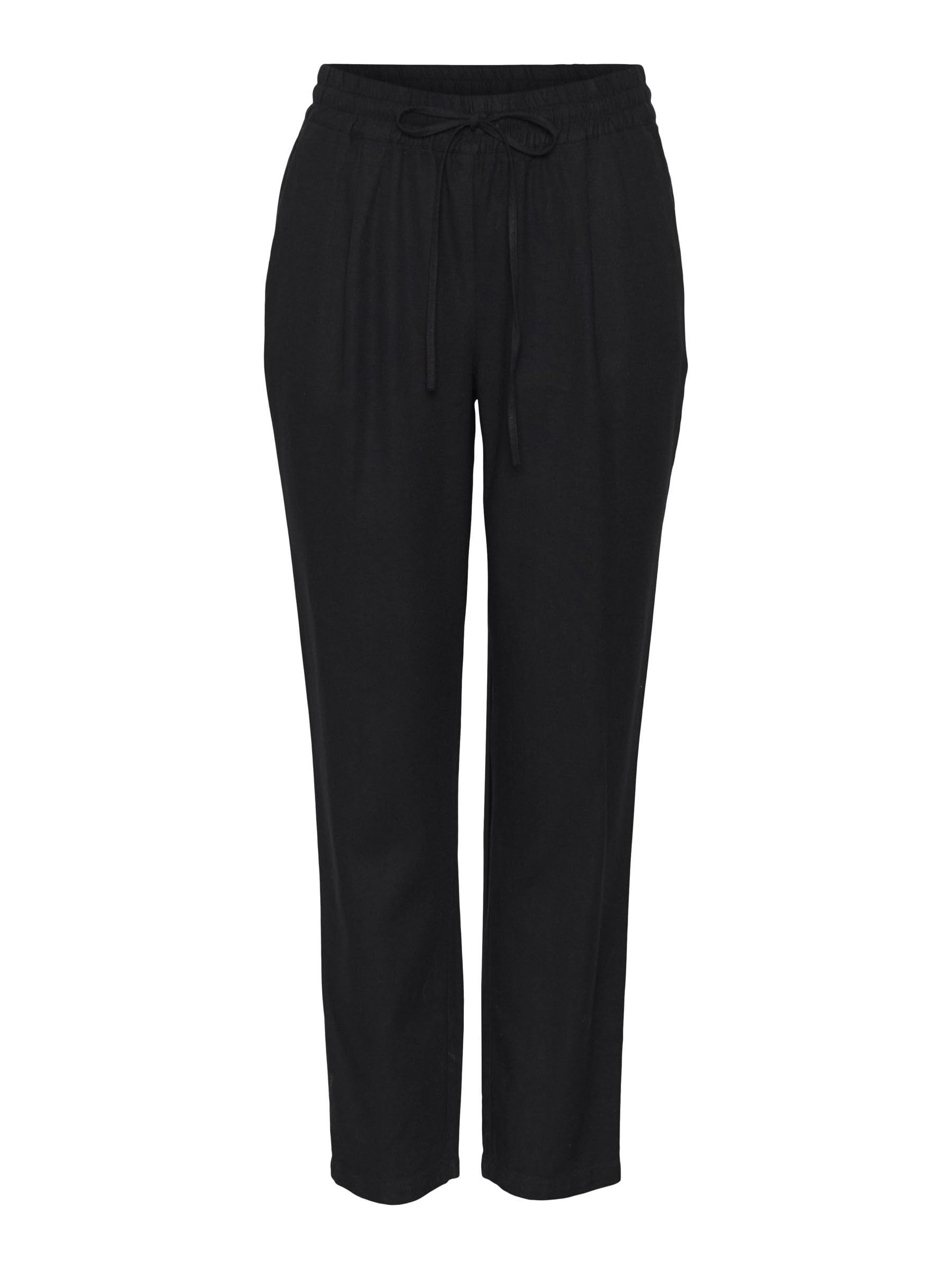 VERO MODA Womens Vmjesmilo Ga Noos Ankle Pants, Black, XS UK