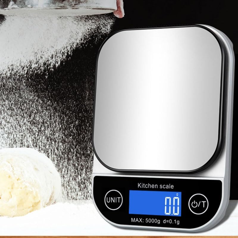 Waterproof Household Kitchen Scale Baking Electronic Portable Balance Stainless Steel image 4