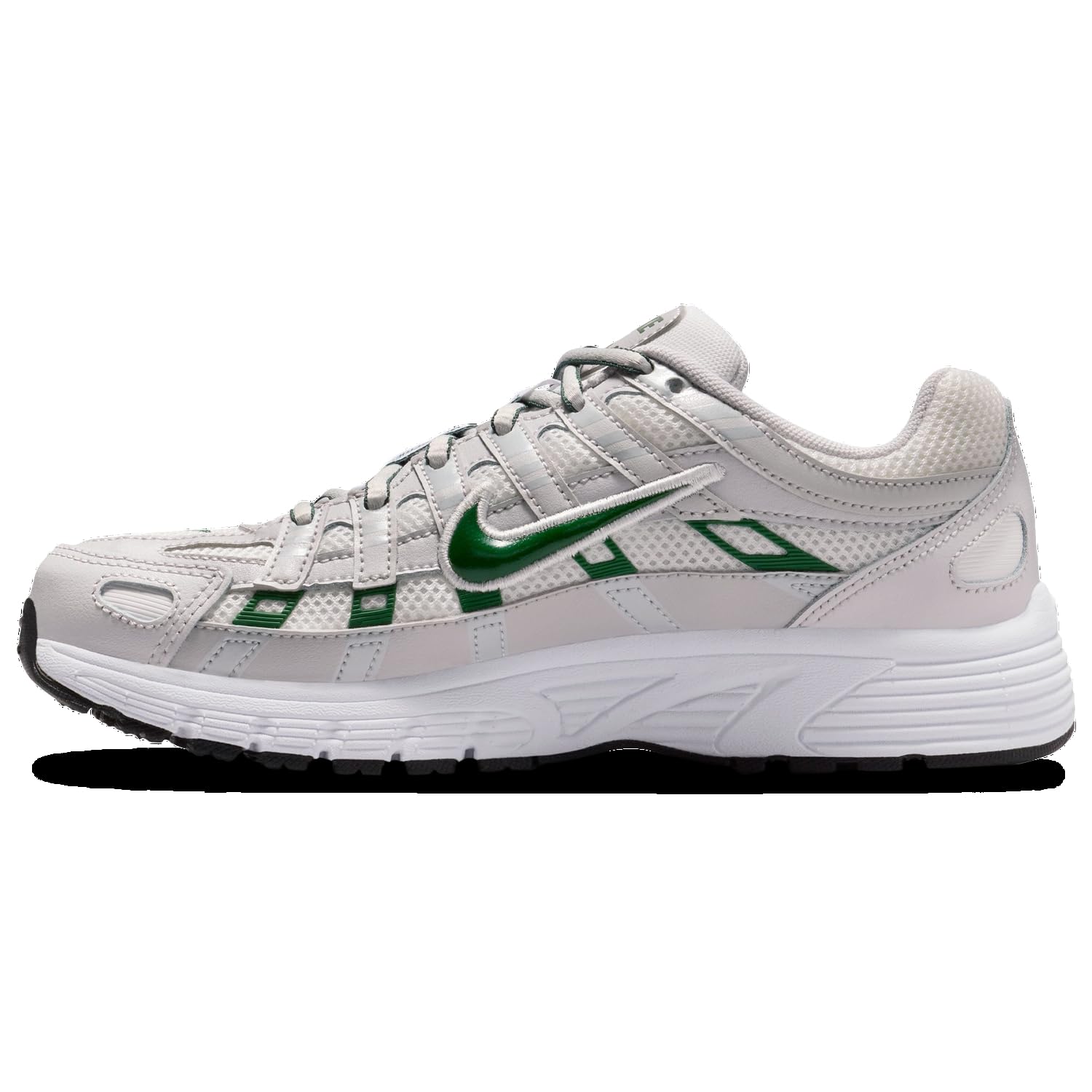 Nike P-6000 - Niños Primaria (Gris/Blanco/Verde)