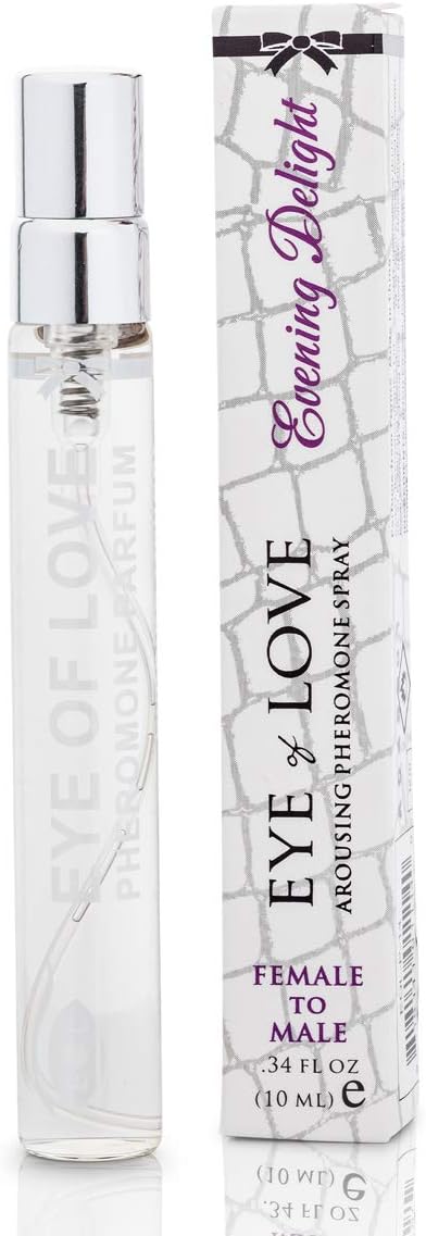 Eye of Love - Evening Delight Pheromone Parfum for Women to Attract Men - Highest Concentration Perfume Spray with Spicy Scent - Travel Size - 10ml