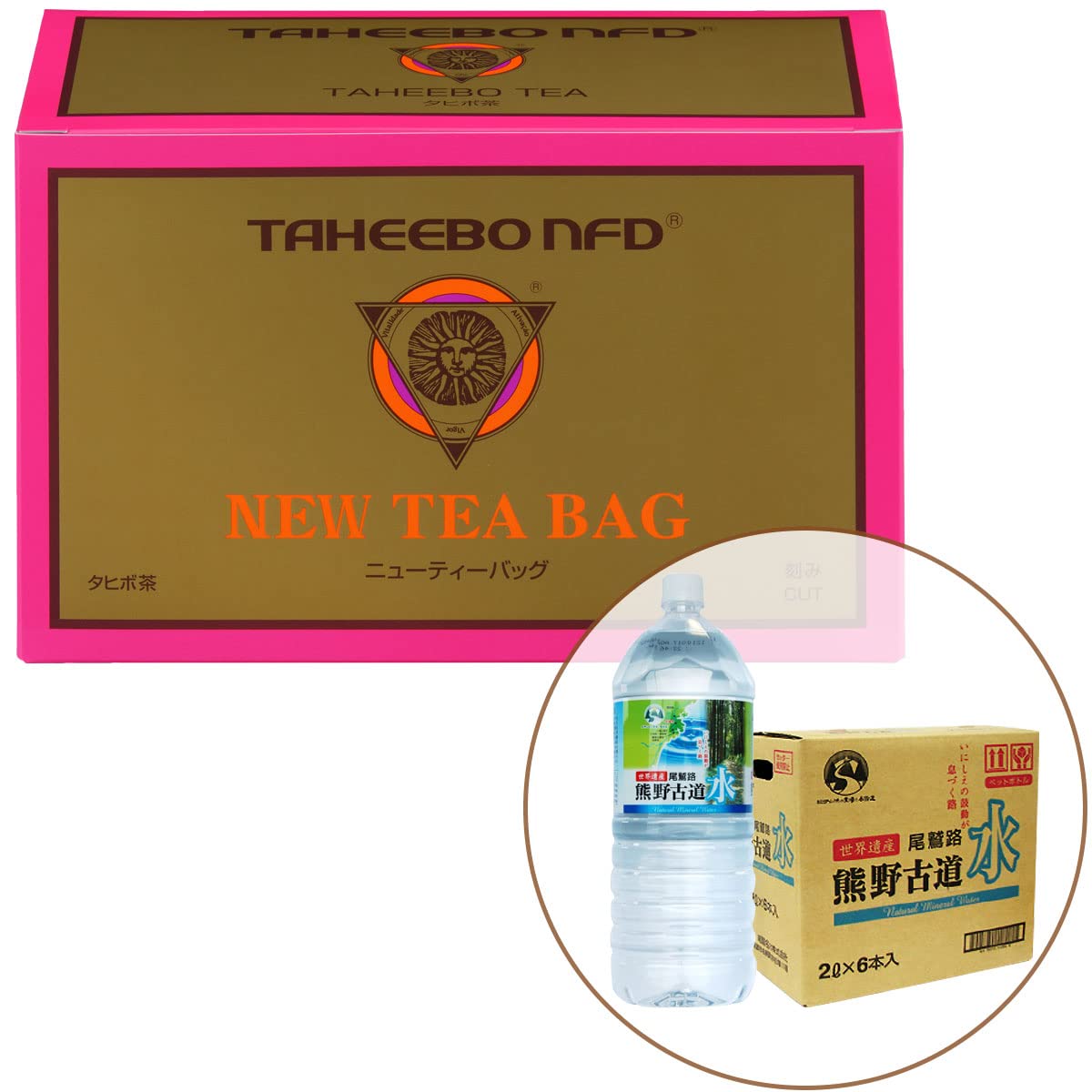 Amazon.co.jp: タヒボNFD ニューティーバッグ＋天然水 2L（6本