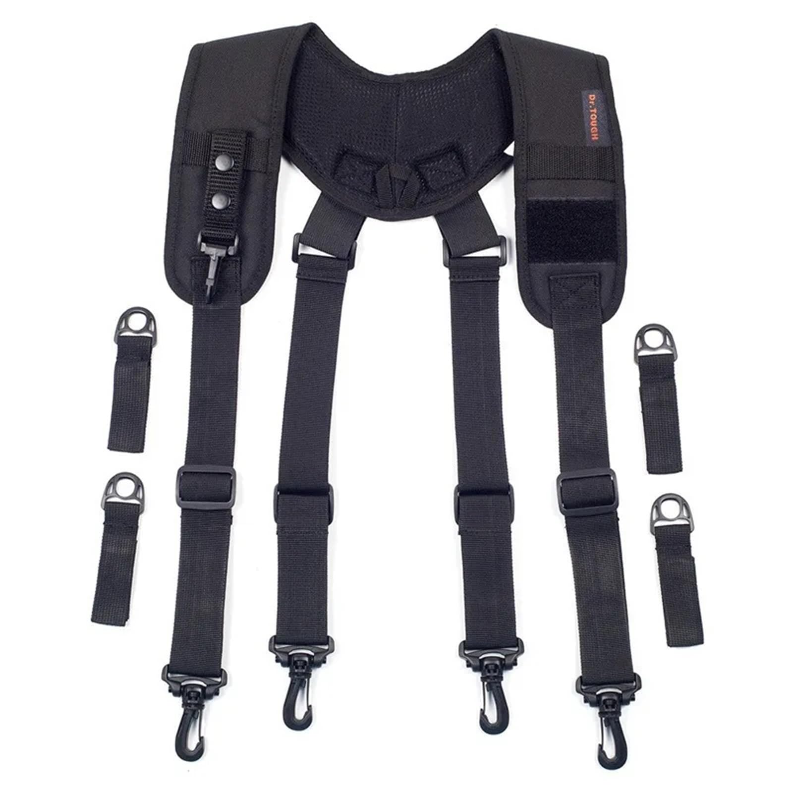 Bretelles d'extérieur réglables de type X for hommes, ceinture service, harnais, sangle préparation au combat pour le Travail et le Quotidien