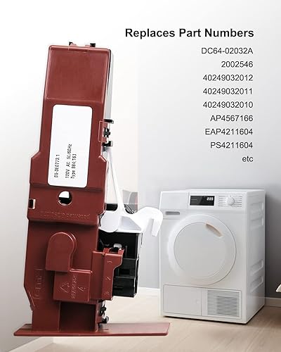 Miniatura 5 de DC64-02032A - Pestillo de cerradura de puerta de lavadora para Samsung Ken-More Lavadora Reemplazo 2002546, AP4567166, PS4211604, EAP4211604,