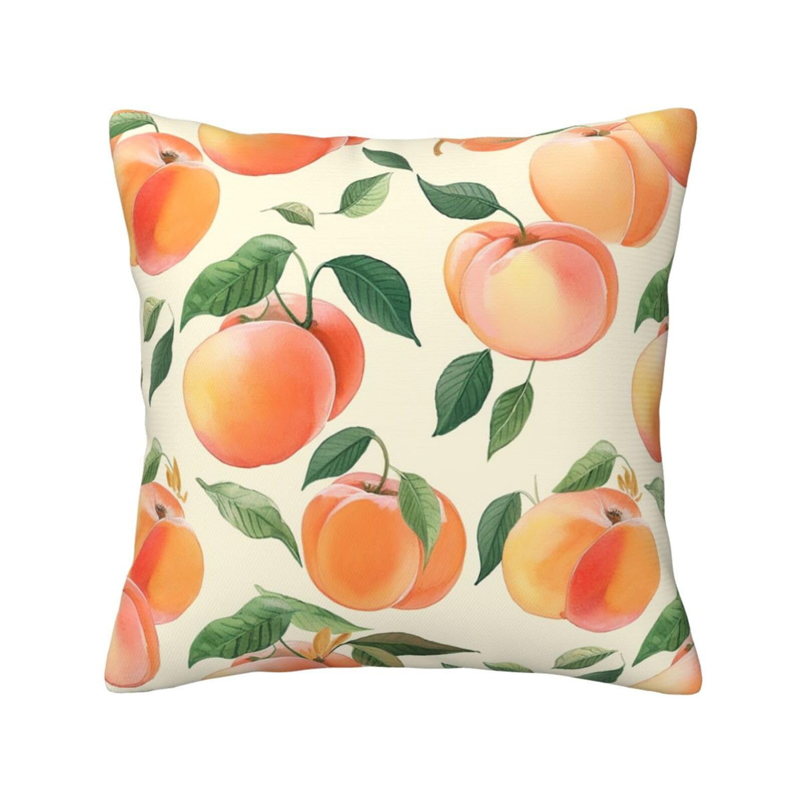 FodPand Peach Throw Pillow Covers 12"X12" Super Soft Cozy Pillows Case Morden Decorative Cushion Cover for Sofa Couch Bed Home Decor