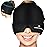 Gel Ice Migraine Headache Relief Cap, Adjustable Headache Cap Migraine with Drawstring Fits All Heads, Cold Compression Migraine Relief Cap for Tension, Stress, Sinus, Puffy Eyes, Hot/Cold Therapy