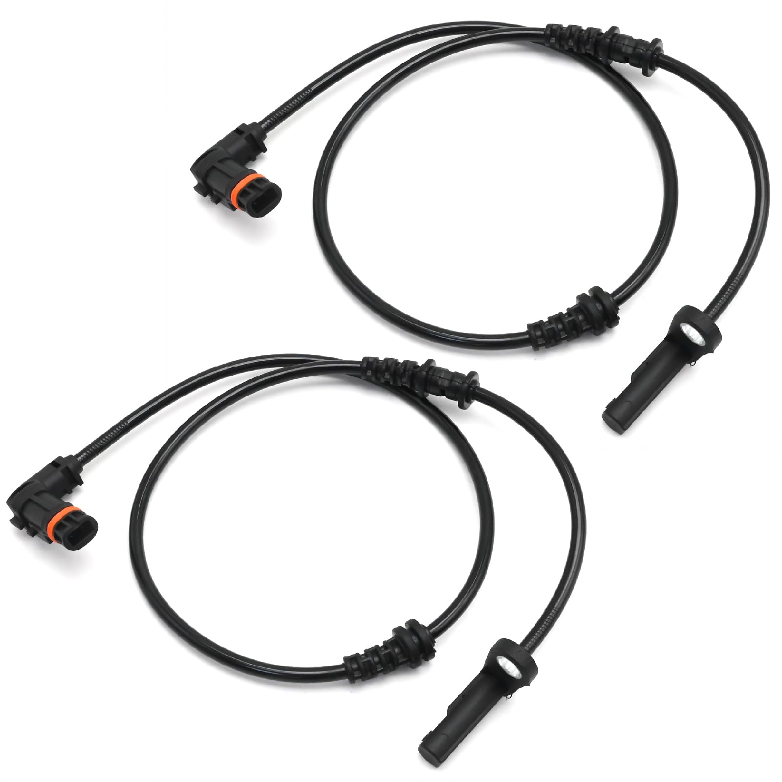 Lot de 2 capteurs de vitesse de roue ABS 2049052905, capteur ABS avant gauche et droit, remplacement pour Mercedes-Benz Classe C W204 C204 S204 2007-2014, remplace 2049057900