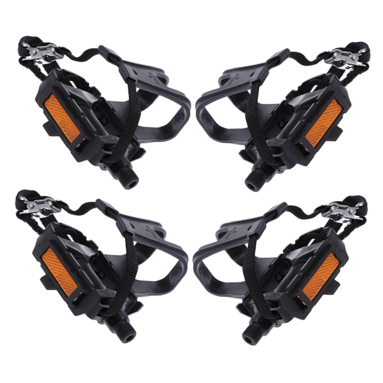 TOYANDONA 2pares Correas para De Bicicleta Correas Ajustables y Antideslizantes Puntera del Pedal para Pedal para Bicicletas De Carretera De Piñón Fijo y Diario De Ciclismo