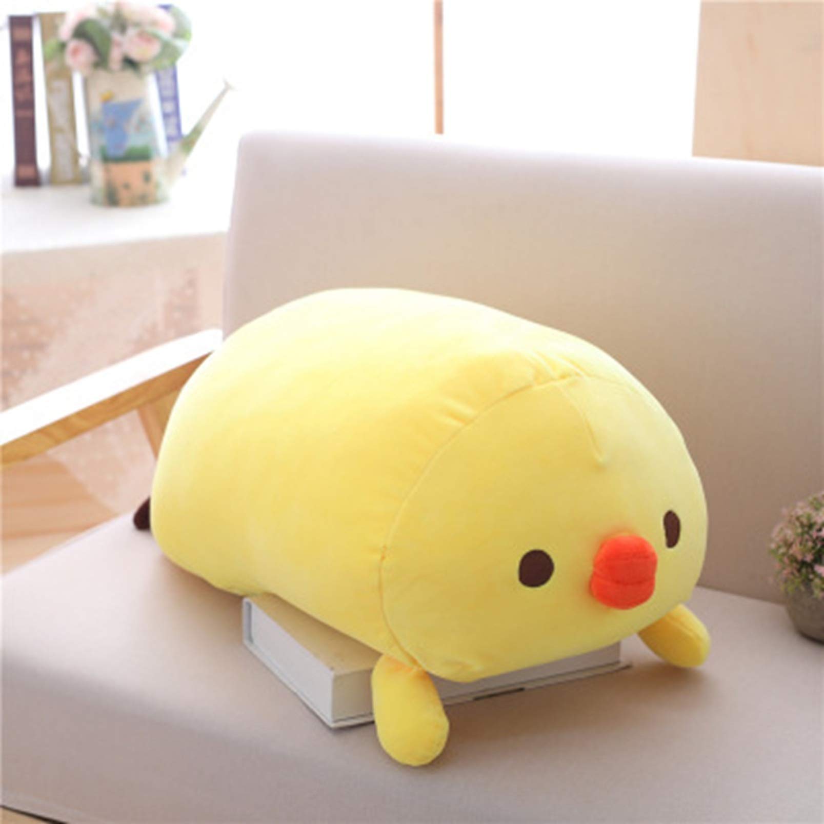 Amazon.co.jp: ひよこ ぬいぐるみ 可愛い 添い寝抱き枕 腰当て 