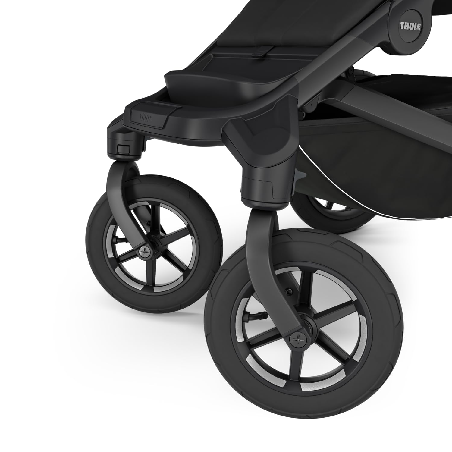 Thule Urban Glide 4-wheel Buggy Für Jedes Terrain Black on Black One-Size | Jogging-Spaziergänger