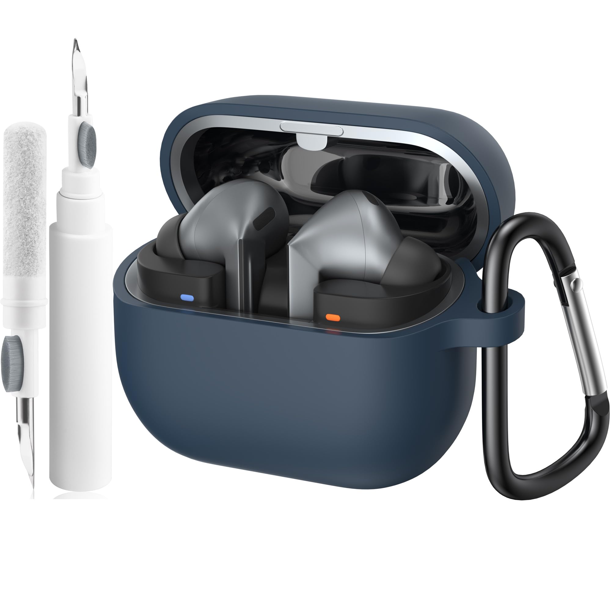 Case for Samsung Galaxy Buds 3 /Buds 3 Pro with Cleaner Pen