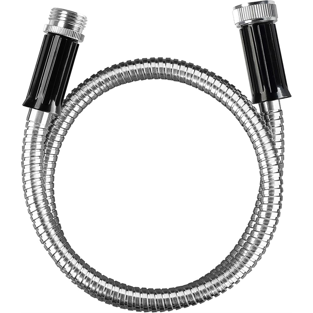 UDSKNV[KSL Metal Short Garden Hose 3ft High Pressure for Dehumidifier Drainage Hose Connector Reel Extender Bib