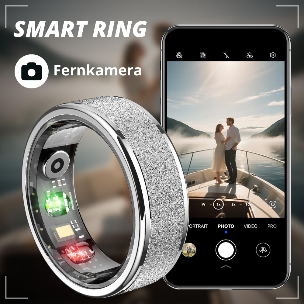 COLMI Anillo inteligente R10 para mujeres y hombres, sin tarifa de suscripción, seguimiento de la salud, seguimiento del sueño, frecuencia cardíaca, conteo de pasos y monitoreo de distancia, anillos