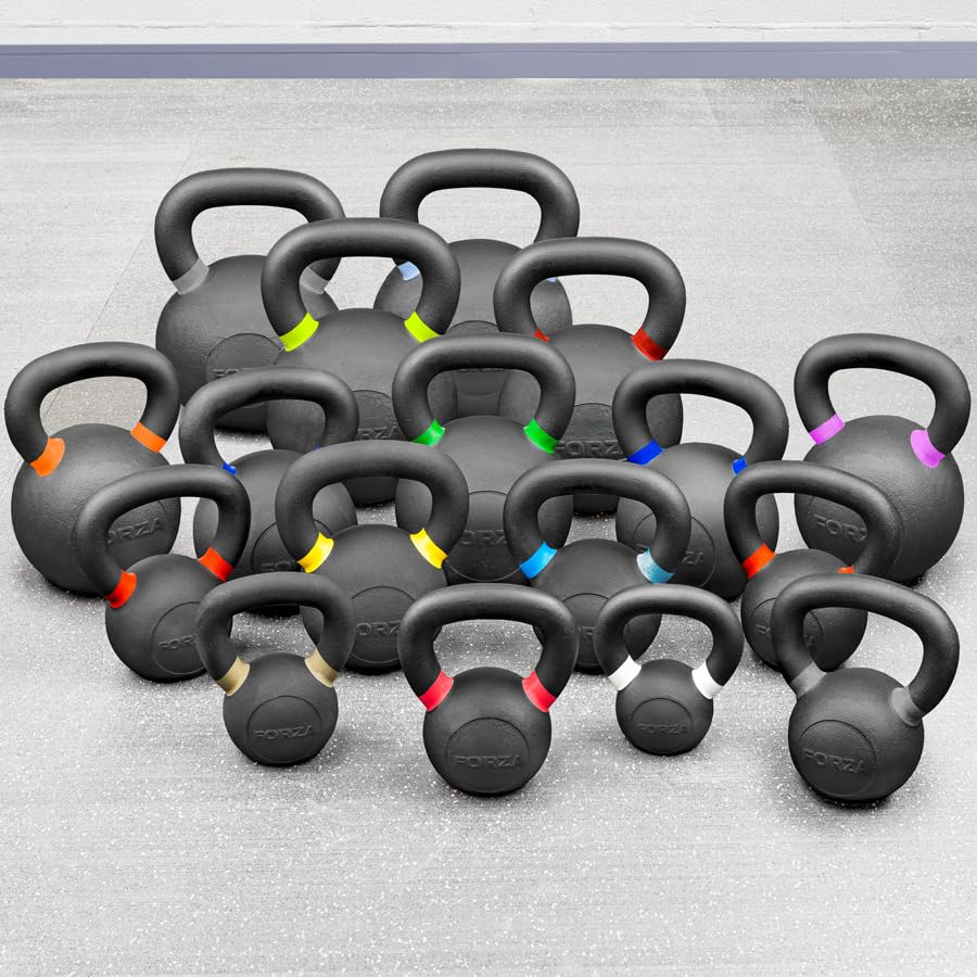METIS Pesas Rusas Kettlebells de Hierro Nivel Pro - [4kg - 40kg] | Pesas Profesionales Duraderas – Musculación en Casa o en el Gimnasio | Entrenamiento Funcional | Material de Fitness