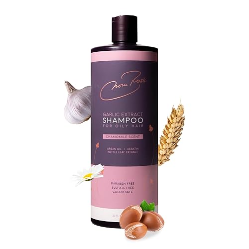 Nora Ross Garlic Shampoo for Oily Hair & Scalp Care, Hair Moisturizing & Deep Cleansing Shampoo with Refreshing Chamomile Scent, Clarifying Shampoo disponible en Yaxa Colombia