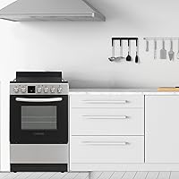 Vista 3 de Equator 20-Inch Electric Cooking Range with Convection Oven & Air Fryer, 4 Ceramic Burners, ADA Compliant Design, Freestanding Compact Stove
