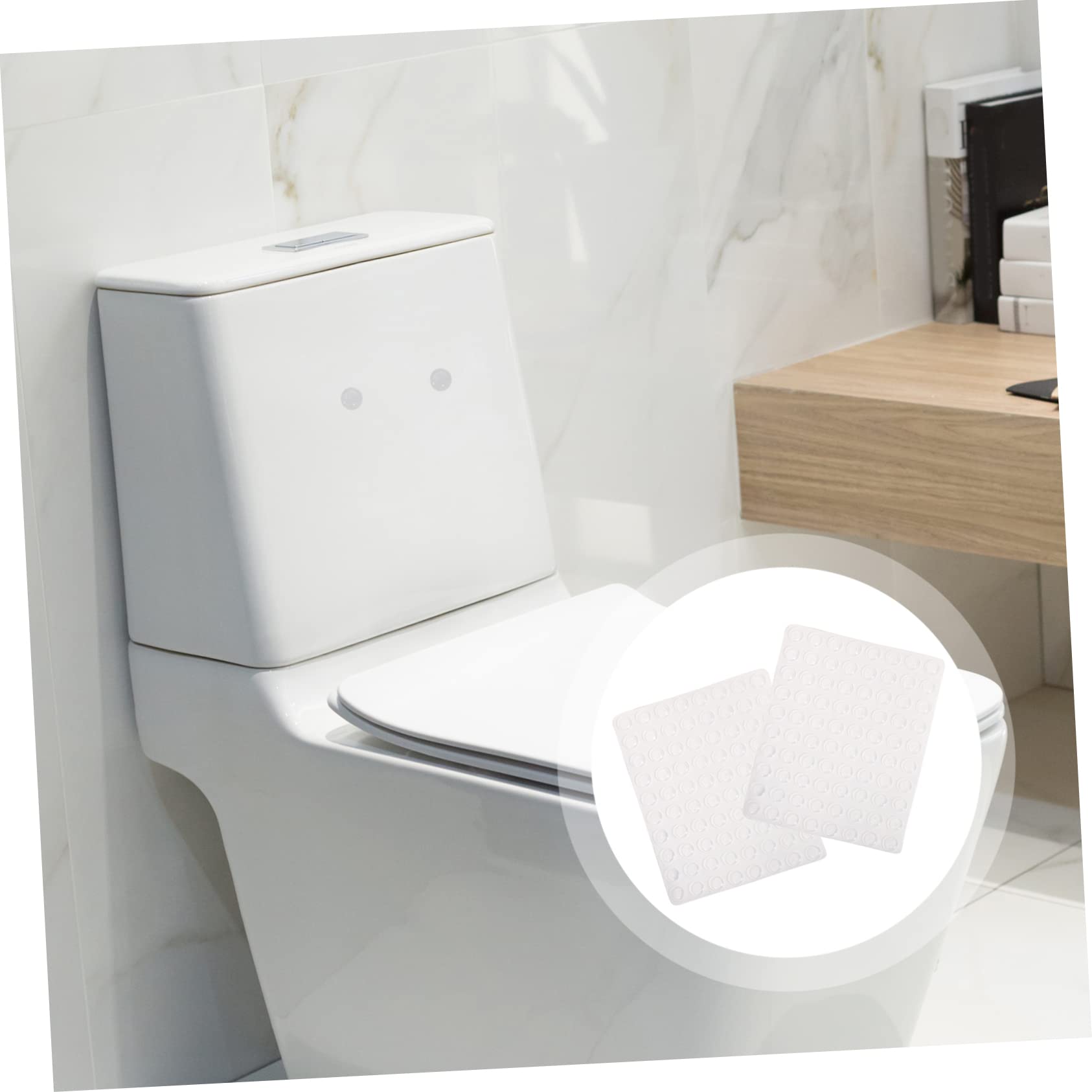 VILLCASE 5 set Paraurti Anticollisione In Particelle Colloidali Per Porte Di Mobili Da Cucina Cuscinetti Per Porte Paraurti Silenziosi Per Mobili Da Cucina Ante Di 2 fogli*5