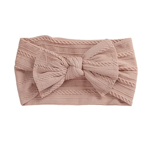 Miniatura 10 de KorhLeoh Diademas de nailon suave y elástico para bebés y niñas, con lazos grandes, accesorios para el cabello para recién nacidos, bebés y niños