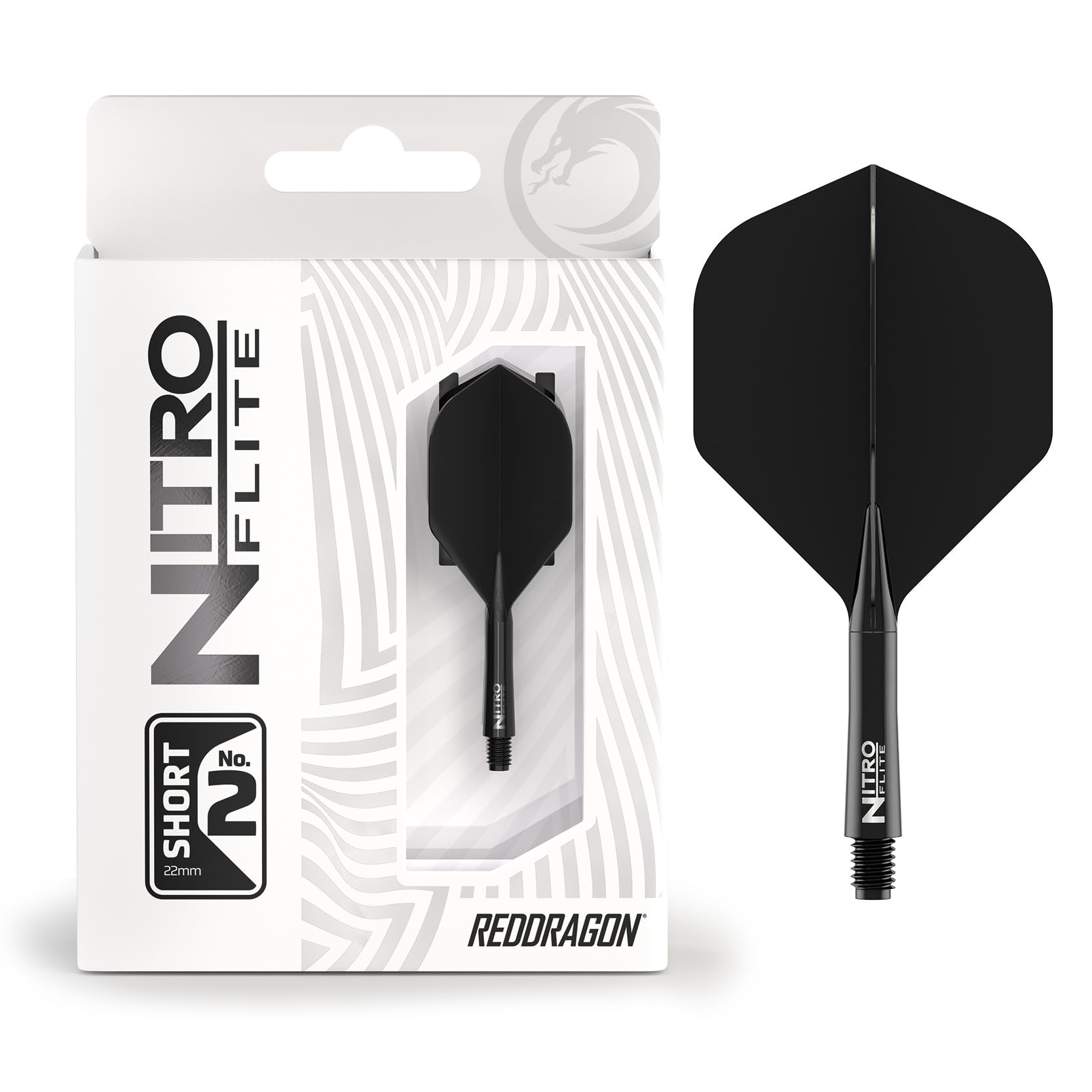 RED DRAGON Darts – Nitro Flite Integrada Sistema de Vuelo y Eje – No.2 Forma y diseño - Disponible en Niveles Corto, Intermedio y Medio - Variedad de Colores - Accesorios de Dardos Profesionales — view 35