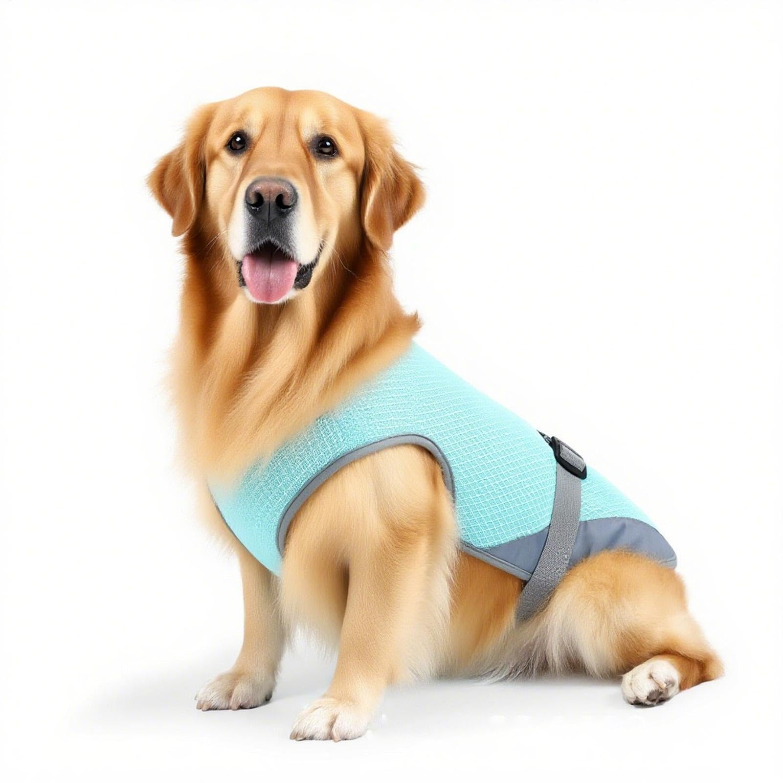Dog Cooling Vest, Dog Cooling Vest for Summer, Adjustable Pet Outfit Shirt, Jacket Clothes Breathable for Medium Small Breed Hiking Walking Camping Travel Training