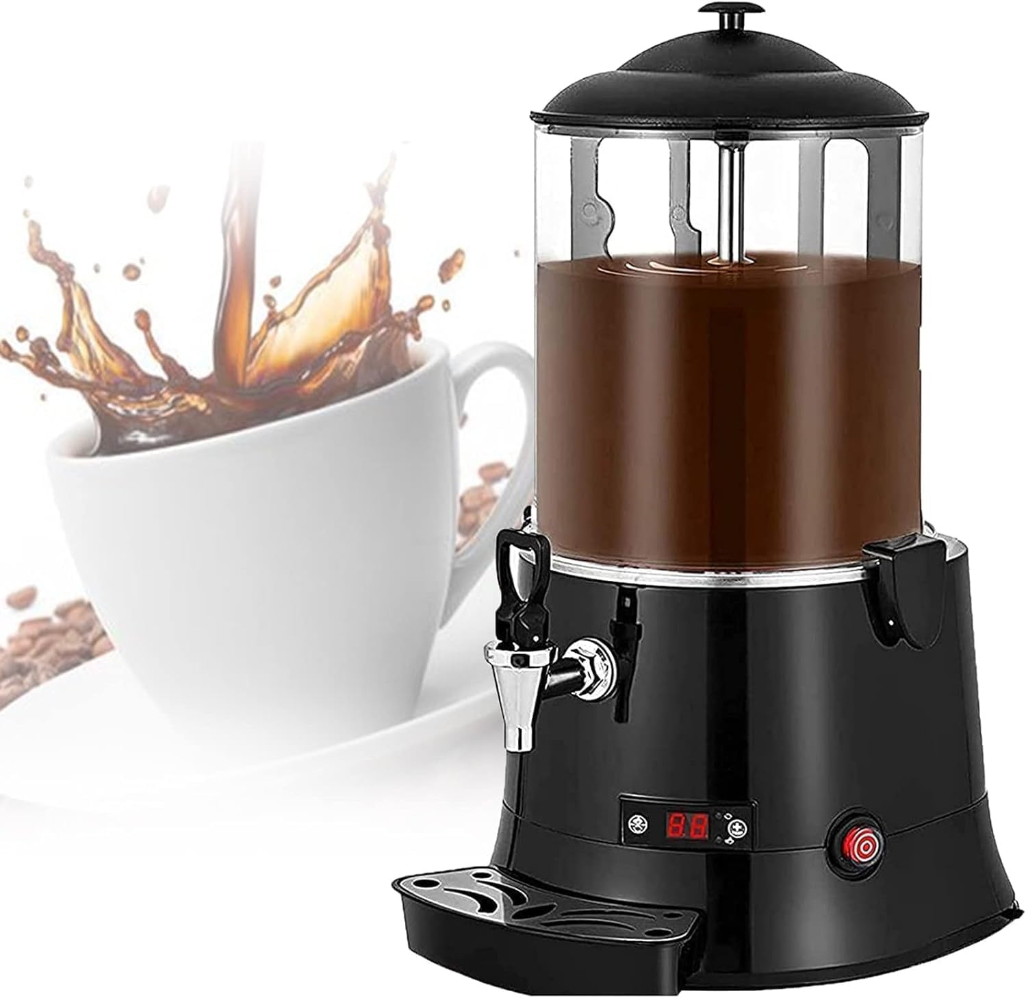 MYUYEE Commercial Electric Chocolate Beverage Dispenser With Temperature Control (5L)