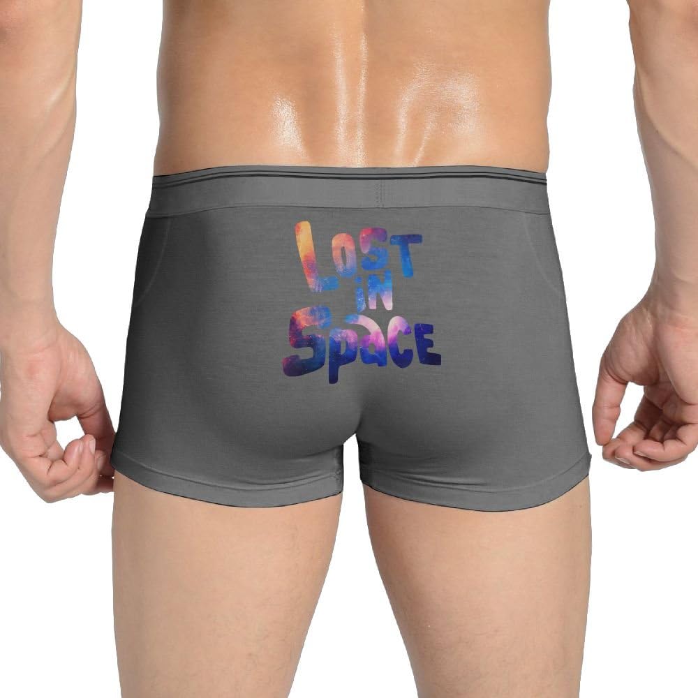Men'slost In Space Bikini Underwear Hipsters Boyshorts,Brief Hipster,Hipsters Panties Hipster Lingerie Ash L