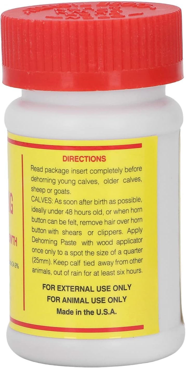 Dehorning Paste,5.2 ozCattle Dehorner Paste,Economical Dehorning Solution for for Livestock Health Supplies