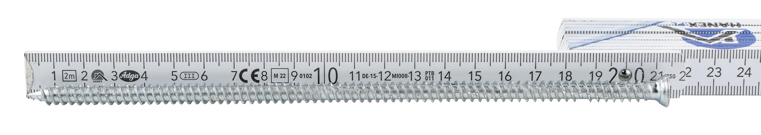 KLIMAS Tornillos para marcos de ventanas, tornillos de pared, cabeza cilíndrica, cabeza avellanada TX (7,5 x 212 mm, 100 unidades, cabeza avellanada)