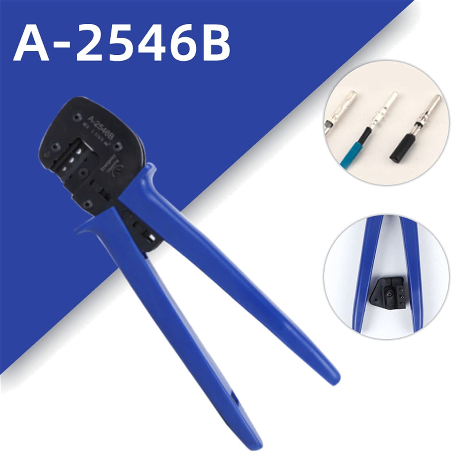 Pinces de sertissage PV Ligne PV Pinces Capacité 2.5/4 / 6mm2 14-1 0AWG Connecteur Solaire Outils d'économie de Main-d'œuvre A-2546B