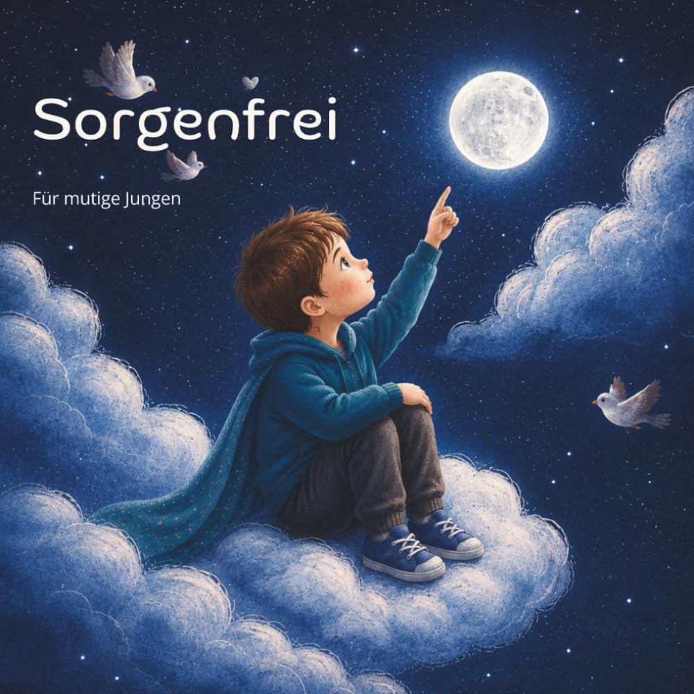 Sorgenfrei: Mein Abendritual für ruhige Gedanken.: Ein Mitmachbuch für Kinder (5-8 Jahre) zum Loslassen von Sorgen vor dem Schlafen.