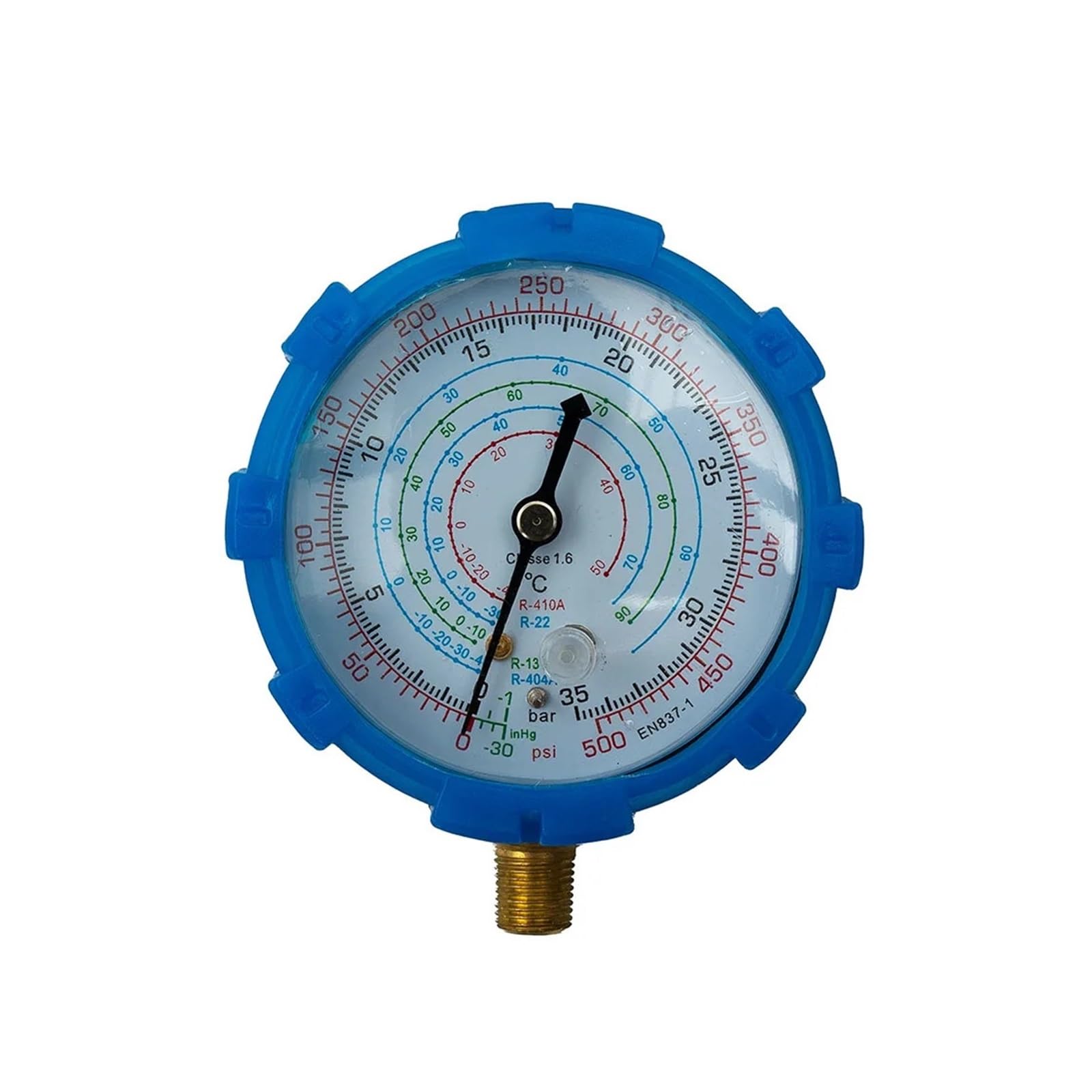 Manometer, R22 R404A R134A R410A Klimaanlagen-Manometer-Set, 2-teiliges Niedrig-Hoch-Messgerät, zuverlässig und langlebig