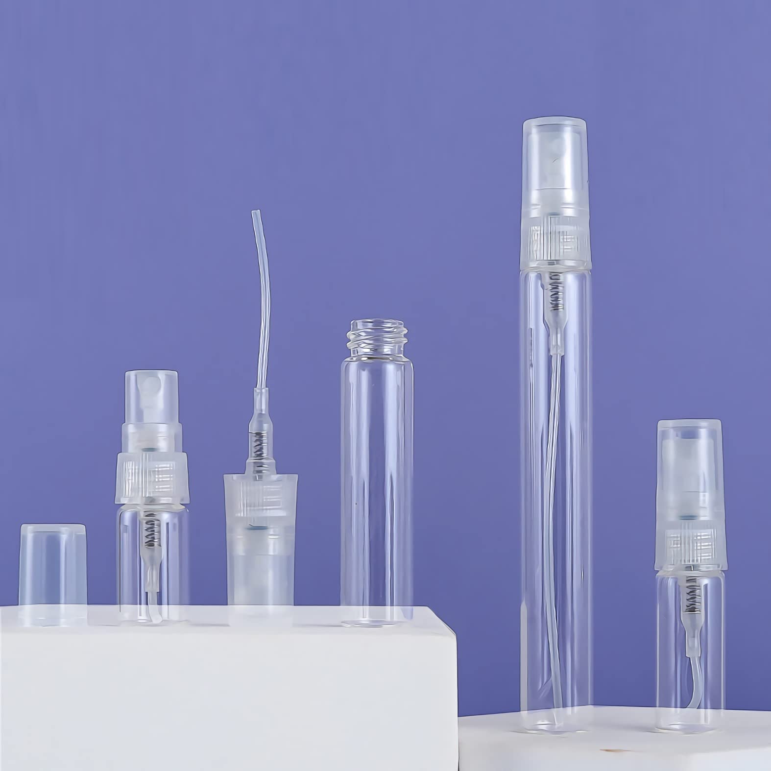 100 Pezzi 10ml Vuoto Flacone Spray Vetro Trasparente, Mini Spray Tascabile, Piccolo Flacone Spray per Nebbia Riutilizzabile Portatile, Bottiglia di Profumo, Cosmetica, Viaggio con Imbuti