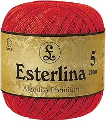 Linha para crochê premium Esterlina 5