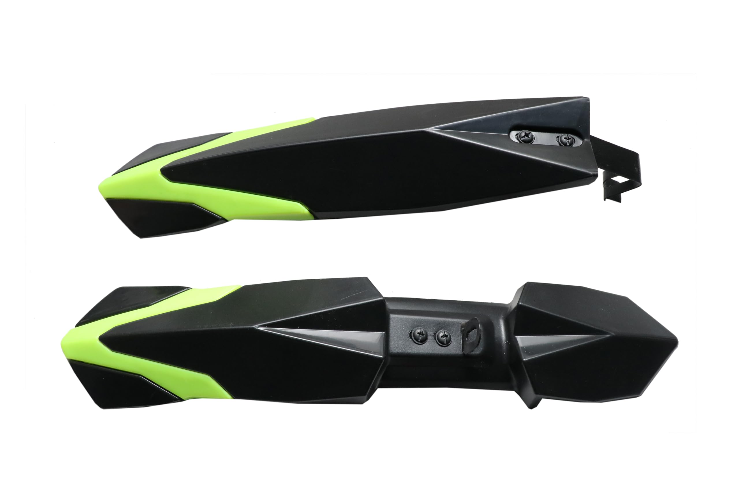 SUNWIN 1 Set Plastic PVC Children Bicycle Front and Rear Fender Tire Tyre Mudguard Suit Double Colour with Iron Fitting Pair for 20T Sports inch Kids Children Bike BMX Cycle Black Green (B0CM1XDWXM) Amazon Price History, Amazon Price Tracker