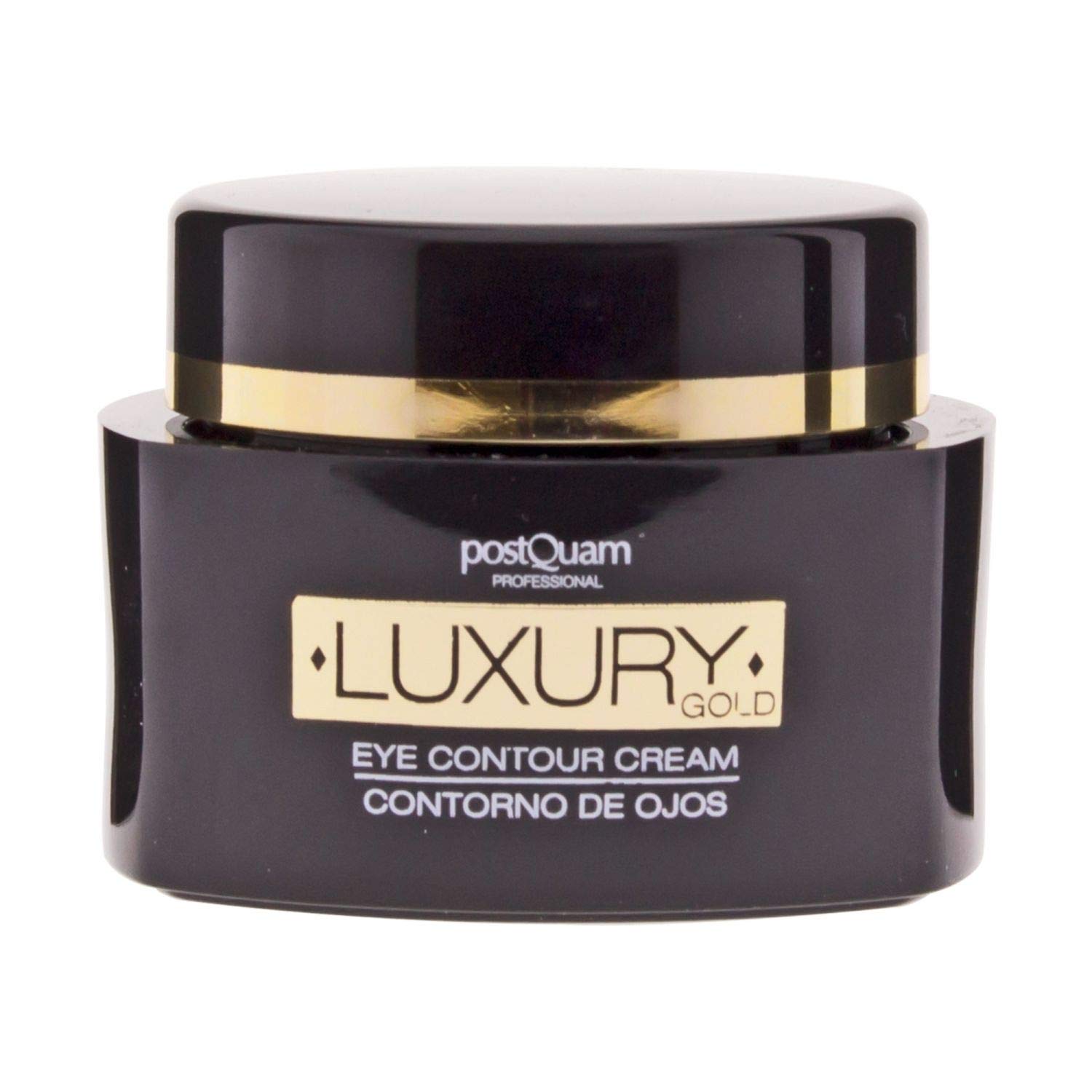 POSTQUAM Professional Luxury Gold Eye Contour Cream 15ml - Hyaluronic Acid - Helps Minimize Wrinkles & Expression Lines - Soothe the Eye Area