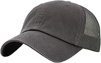 Vista 93 de KBETHOS® Gorra de béisbol de algodón ajustable de algodón con corona baja clásica Pigmento rojo teñido