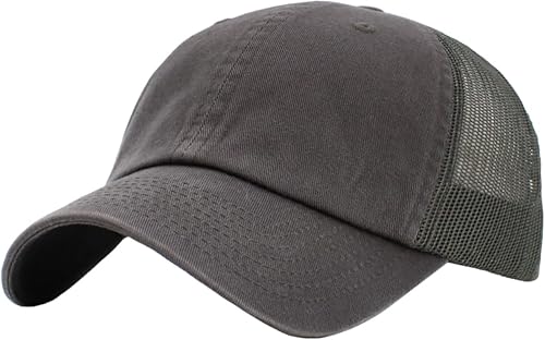Miniatura 93 de KBETHOS® Gorra de béisbol de algodón ajustable de algodón con corona baja clásica Pigmento rojo teñido