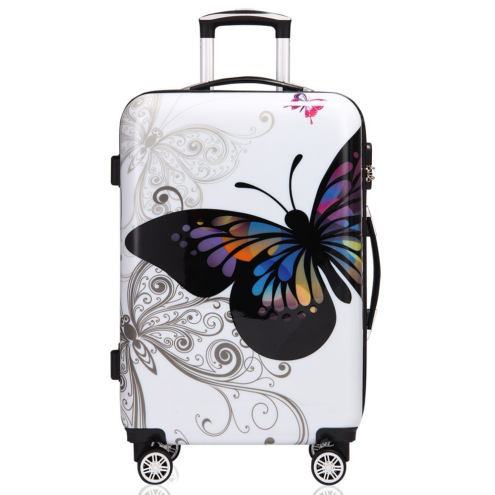 MONZANA Valise Rigide ŕ Coque - Structure légčre et Robuste - Bagage Trolley de Voyage ABS - 75x49x29 cm, 98 L...