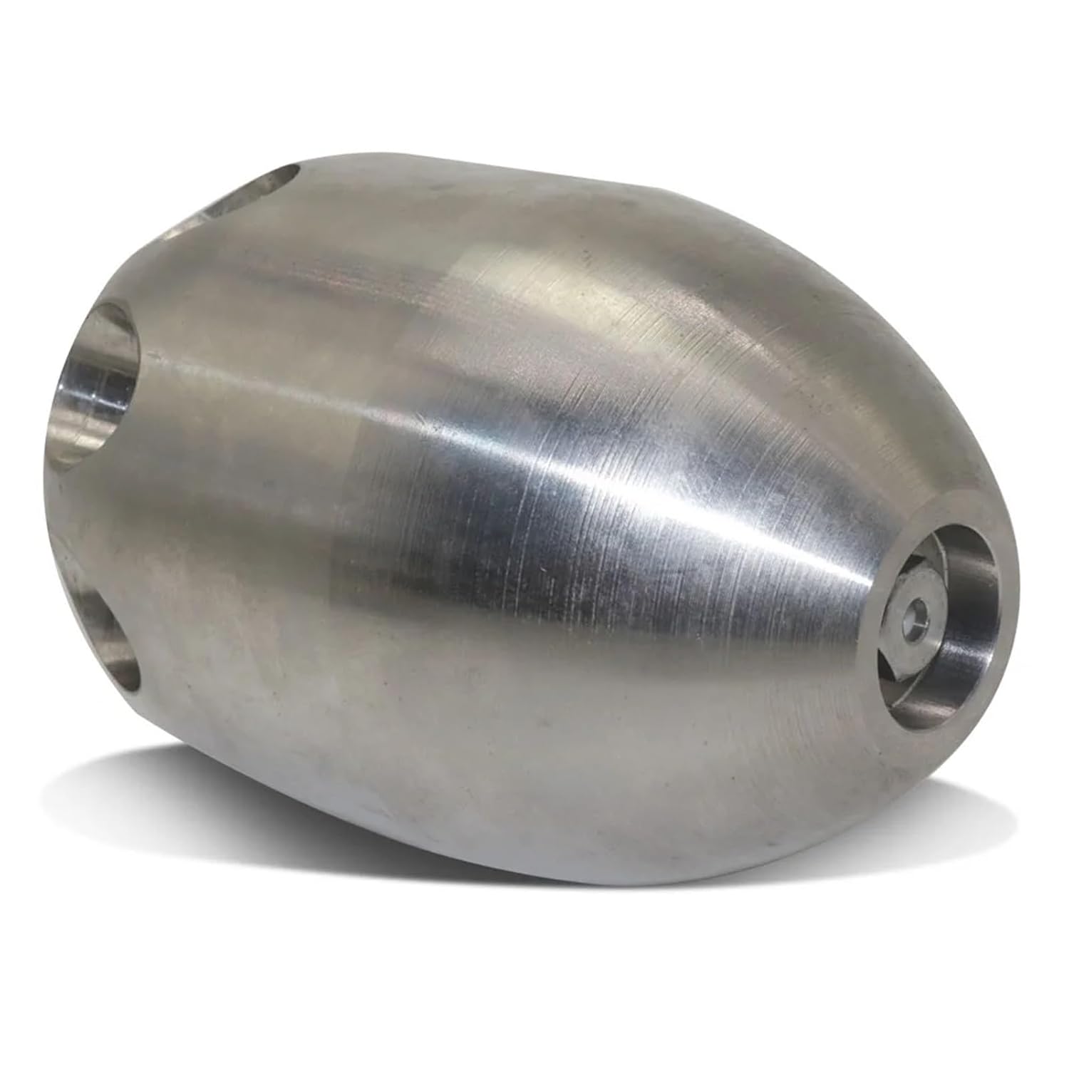 Rotating Water Spray 201 Stainless Steel 1630g Industrial High-Pressure Water Gun Nozzle with 1 At The Front and 8 Nozzles At The Back