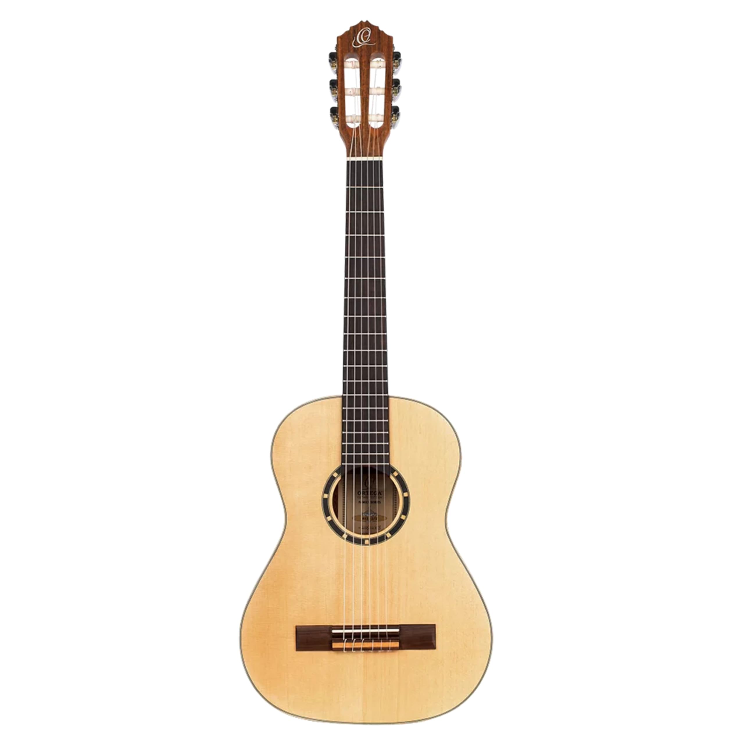 Ortega Guitars Chitarra Concerto Misura 1/2 - Serie Family - include Gig Bag - top in mogano/abete (R121-1/2)