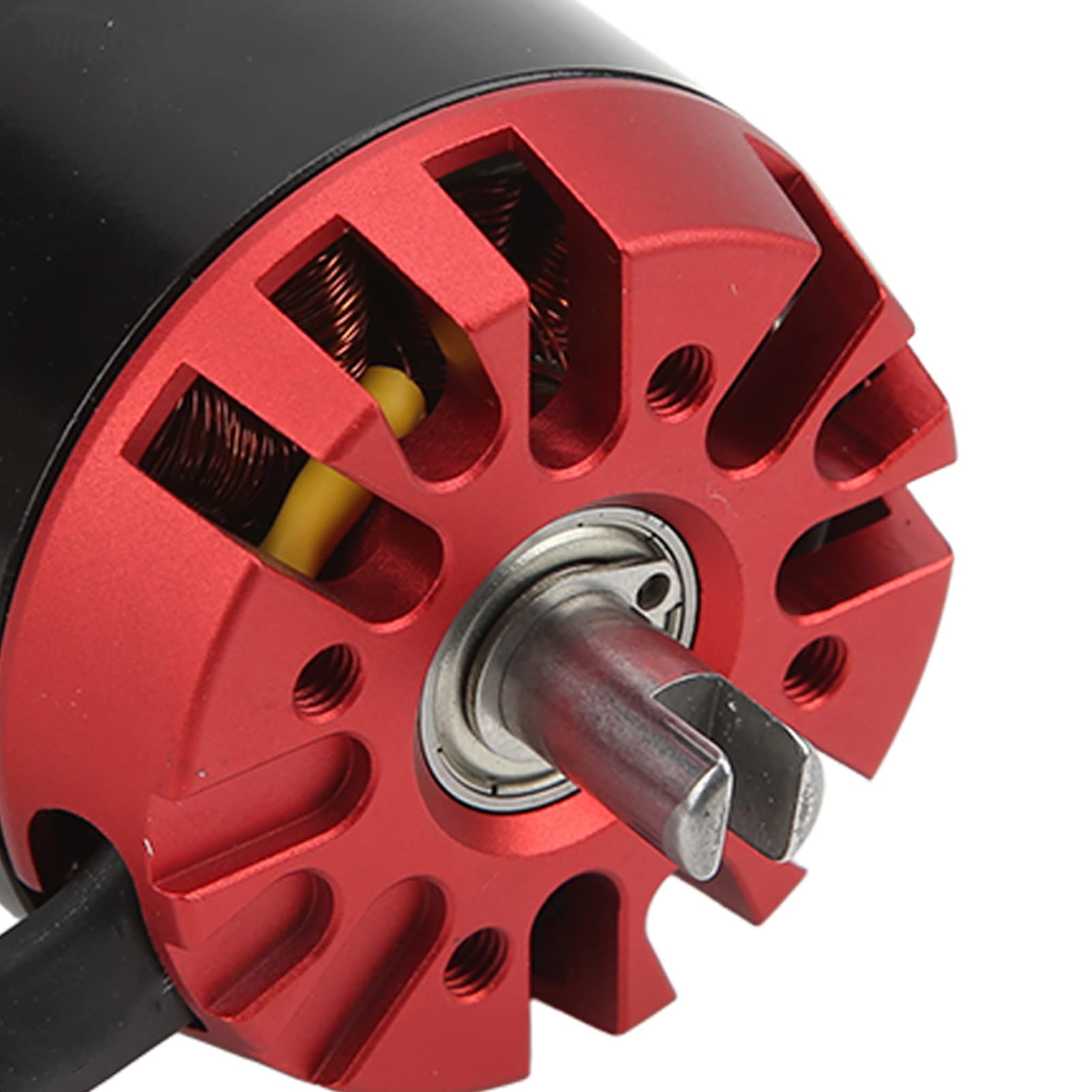Motore senza spazzole 5065 270KV Motore impermeabile a potenza massima 1800W Rosso Nero Lega di alluminio Costruzione in rame Pompa idraulica Parti di macchine per scavo